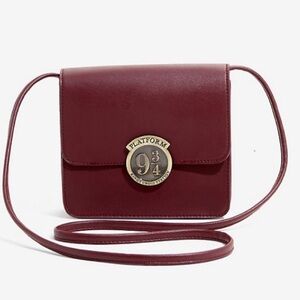 Harry Potter Platform 9 3/4 Burgundy Crossbody Hand Bag